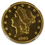 1905 $20 Liberty Gold Double Eagle PF-64 NGC