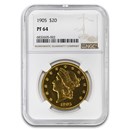 1905 $20 Liberty Gold Double Eagle PF-64 NGC