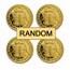 1905-2005 Norway 1/2 oz Gold Medal (Random Date/Motif)