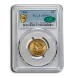 1905 $5 Liberty Gold Half Eagle MS-66+ PCGS CAC