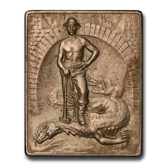 1905 Austria Tunnel Completion Medal MS-64 PCGS 1905 Austria Tunnel Completion Medal MS-64 PCGS