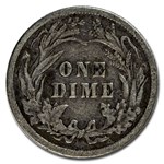 1905 Barber Dime VF