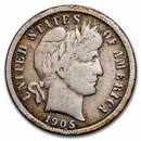 1905 Barber Dime VG