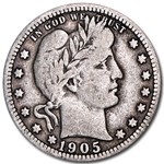 1905 Barber Quarter VG