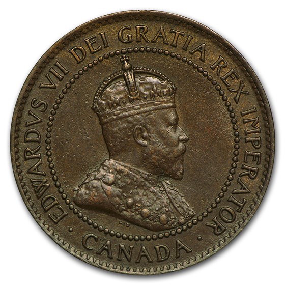 1905 Canada Large Cent AU (Red/Brown) 1905 Canada Large Cent AU (Red/Brown)