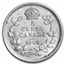 1905 Canada Silver 5 Cents Edward VII AU