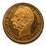 1905 Danish West Indies Gold 20 Francs MS-65 PCGS