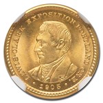 1905 Gold $1.00 Lewis & Clark Commem MS-65 NGC