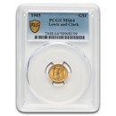 1905 Gold $1.00 Lewis & Clark MS-64 PCGS