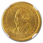 1905 Gold $1.00 Lewis & Clark MS-66+ NGC