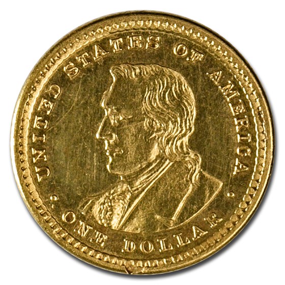 1905 Gold $1.00 Lewis & Clark XF Details (Ex-Jewelry) 1905 Gold $1.00 Lewis & Clark XF Details (Ex-Jewelry)