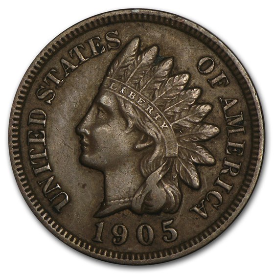 1905 Indian Head Cent AU 1905 Indian Head Cent AU