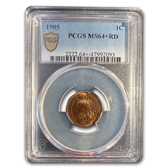 1905 Indian Head Cent MS-64+ PCGS (Red)