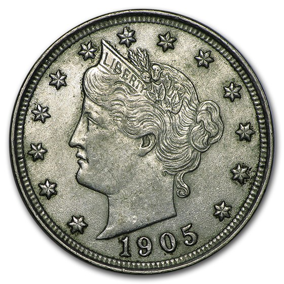 1905 Liberty Head V Nickel AU 1905 Liberty Head V Nickel AU