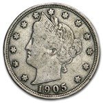 1905 Liberty Head V Nickel Fine