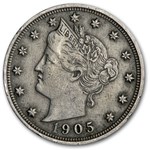1905 Liberty Head V Nickel Good+