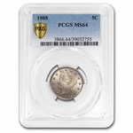 1905 Liberty Head V Nickel MS-64 PCGS