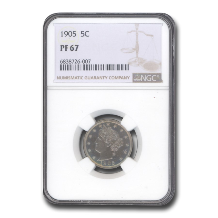 1905 Liberty Head V Nickel PF-67 NGC