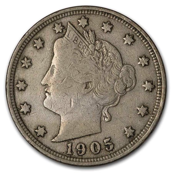 1905 Liberty Head V Nickel VF 1905 Liberty Head V Nickel VF