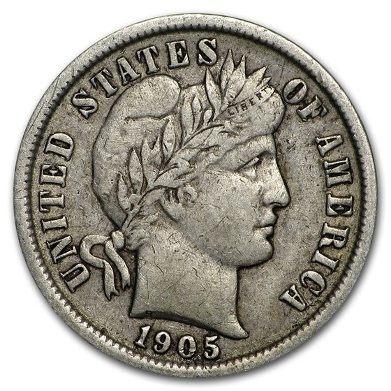 1905-O Barber Dime XF 1905-O Barber Dime XF