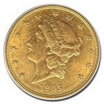 1905-S $20 Liberty Gold Double Eagle MS-62 PCGS