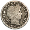 1905-S Barber Dime Good/VG