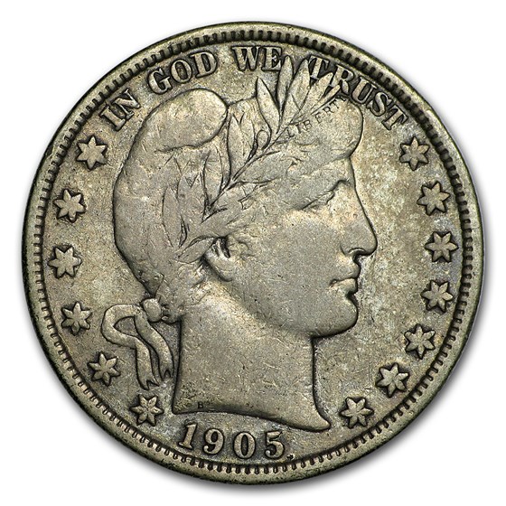 1905-S Barber Half Dollar Fine 1905-S Barber Half Dollar Fine