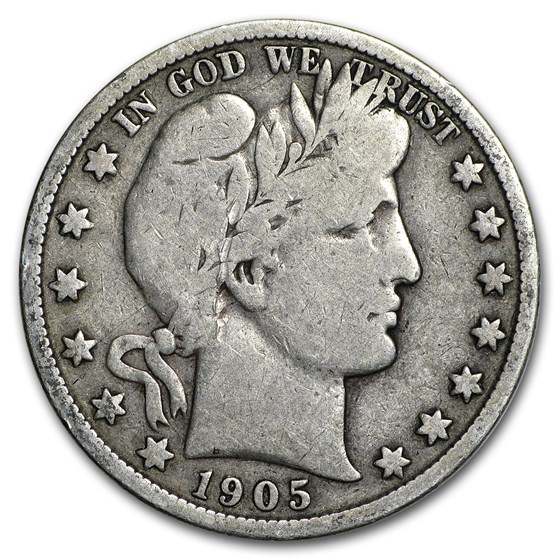 1905-S Barber Half Dollar VG 1905-S Barber Half Dollar VG