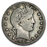 1905-S Barber Quarter Fine
