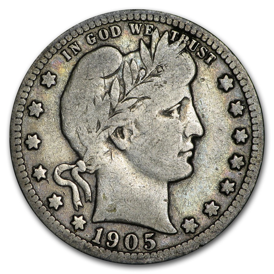 1905-S Barber Quarter Fine