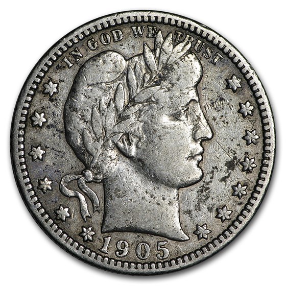 1905-S Barber Quarter VF (Details) 1905-S Barber Quarter VF (Details)