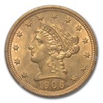 1906 $2.50 Liberty Gold Quarter Eagle MS-62 PCGS