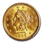 1906 $2.50 Liberty Gold Quarter Eagle MS-64 PCGS CAC
