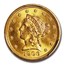 1906 $2.50 Liberty Gold Quarter Eagle MS-64 PCGS CAC