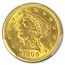 1906 $2.50 Liberty Gold Quarter Eagle MS-64+ PCGS