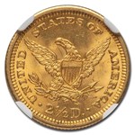 1906 $2.50 Liberty Gold Quarter Eagle MS-65 NGC