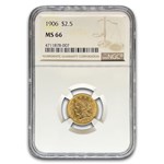 1906 $2.50 Liberty Gold Quarter Eagle MS-66 NGC