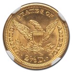 1906 $2.50 Liberty Gold Quarter Eagle MS-67 NGC