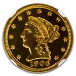 1906 $2.50 Liberty Gold Quarter Eagle PF-68 NGC