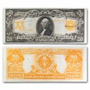 1906 $20 Gold Certificate Washington AU (Fr#1186)