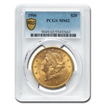 1906 $20 Liberty Gold Double Eagle MS-62 PCGS