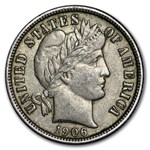 1906 Barber Dime AU