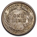 1906 Barber Dime BU
