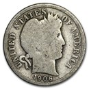 1906 Barber Dime Good/VG