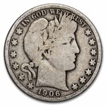 1906 Barber Half Dollar 20-Coin Roll Avg Circ
