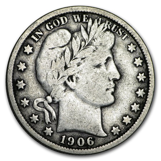 1906 Barber Half Dollar Fine 1906 Barber Half Dollar Fine