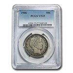 1906 Barber Half Dollar VF-25 PCGS
