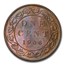 1906 Canada Large Cent Edward VII MS-64 PCGS (Red/Brown)