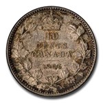 1906 Canada Silver 10 Cents Edward VII AU-55 PCGS