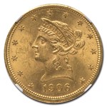 1906-D $10 Liberty Gold Eagle MS-63 NGC